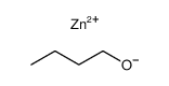 zinc(II) butan-1-olate Structure