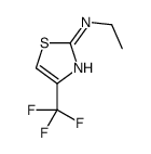 N-ethyl-4-(trifluoromethyl)-1,3-thiazol-2-amine结构式