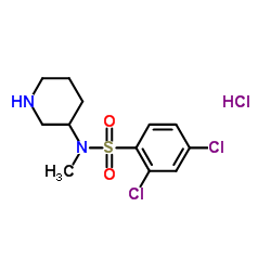 2,4-Dichloro-N-Methyl-N-piperidin-3-yl-benzenesulfonamide hydrochloride picture