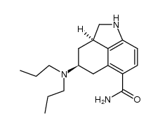 (2aR,4S)-4-(dipropylamino)-1,2,2a,3,4,5-hexahydrobenzo[cd]indole-6-carboxamide Structure