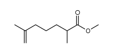 2,6-Dimethyl-hepten-(6)-saeuremethylester Structure