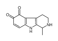 1-methyl-2,3,4,9-tetrahydro-1H-pyrido[3,4-b]indole-5,6-dione Structure