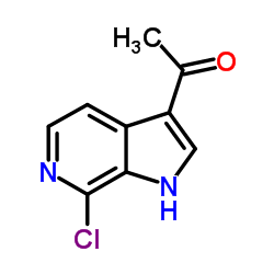 1-(7-Chloro-1H-pyrrolo[2,3-c]pyridin-3-yl)ethanone Structure