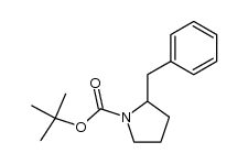 1-Boc-2-benzylpyrrolidine Structure