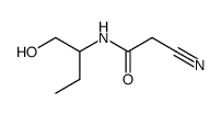 2-Cyan-N-[1-(hydroxymethyl)-propyl]-acetamid Structure