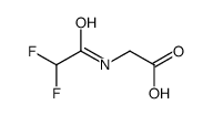 Glycine, N-(difluoroacetyl)- (9CI)结构式