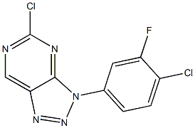 5-chloro-3-(4-chloro-3-fluorophenyl)-3H-[1,2,3]triazolo[4,5-d]pyrimidine图片