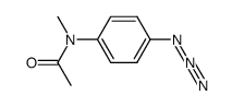 p-(acetyl-N-methyl)aminophenyl azide Structure