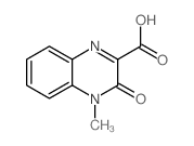 4-Methyl-3-oxo-3,4-dihydro-quinoxaline-2-carboxylic acid Structure