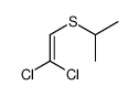 Propane, 2-(2,2-dichloroethenyl)thio)-结构式