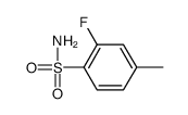 Benzenesulfonamide, 2-fluoro-4-methyl- (9CI)结构式