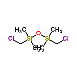 1,3-bis-(Chloromethyl)tetramethyldisiloxane Structure