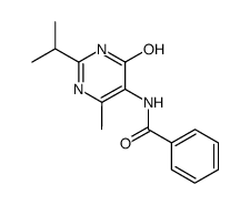 2-Isopropyl-6-methyl-4-hydroxy-5-benzamido-pyrimidine Structure