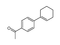 1-[4-(cyclohexen-1-yl)phenyl]ethanone Structure