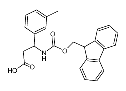 N-FMOC-3-AMINO-3-M-TOLYL-PROPIONIC ACID Structure