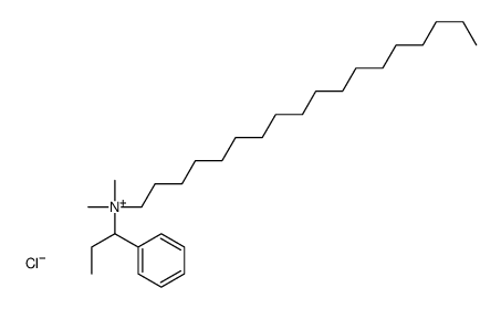 (ethylbenzyl)dimethyloctadecylammonium chloride Structure