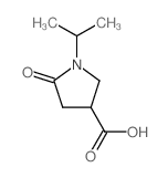 1-ISOPROPYL-5-OXOPYRROLIDINE-3-CARBOXYLIC ACID Structure