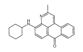 4-(cyclohexylamino)-2-methyl-7H-dibenz[f,ij]isoquinolin-7-one picture