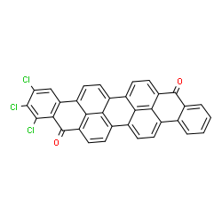 trichlorobenzo[rst]phenanthro[10,1,2-cde]pentaphene-9,18-dione Structure