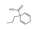 1-n-propylcyclohexa-2,5-diene-1-carboxylic acid Structure