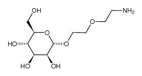 2-(2-Aminoethoxy)ethyl α-D-mannopyranoside结构式