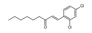 1-(2,4-Dichlorophenyl)-1-nonen-3-one结构式