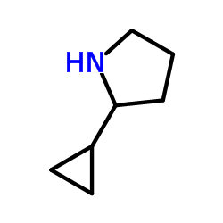 2-Cyclopropylpyrrolidine Structure