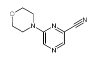 6-吗啉-4-基-吡嗪-2-甲腈结构式