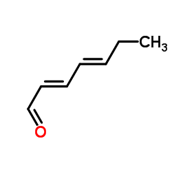 (E,E)-2,4-Heptadienal Structure