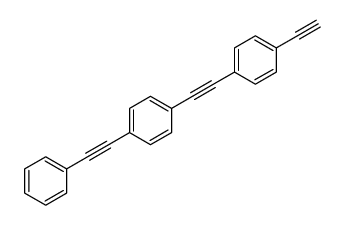 1-ETHYNYL-4-((4-(PHENYLETHYNYL)PHENYL)ETHYNYL)BENZENE structure