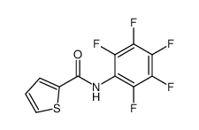 N-(2,3,4,5,6-pentafluorophenyl)thiophene-2-carboxamide Structure