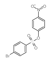 (4-nitrophenyl) 4-bromobenzenesulfonate Structure