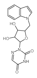 2-[3,4-dihydroxy-5-(indol-1-ylmethyl)oxolan-2-yl]-1,2,4-triazine-3,5-dione picture