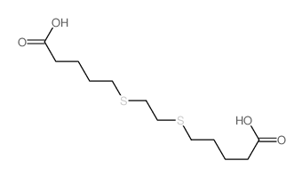 Pentanoicacid, 5,5'-[1,2-ethanediylbis(thio)]bis- (9CI)结构式