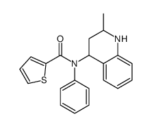 N-(2-methyl-1,2,3,4-tetrahydroquinolin-4-yl)-N-phenylthiophene-2-carboxamide结构式