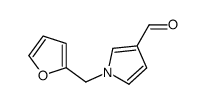 1-(furan-2-ylmethyl)pyrrole-3-carbaldehyde结构式