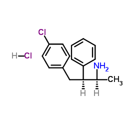 (2S,3S)-4-(4-Chlorophenyl)-3-phenylbutan-2-amine hydrochloride structure