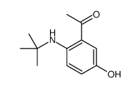 1-[2-(tert-butylamino)-5-hydroxyphenyl]ethanone Structure