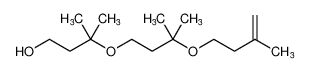 3-[3-(3-Methyl-3-butenyloxy)-3-methylbutoxy]-3-methyl-1-butanol structure