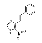 5-nitro-4-(2-phenylethenyl)-1H-imidazole Structure