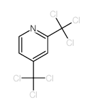 Pyridine,2,4-bis(trichloromethyl)- Structure