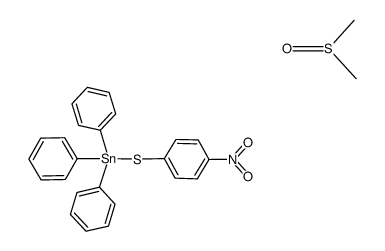 Ph3SnSC6H4-4-NO2*DMSO Structure