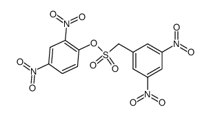 2,4-dinitrophenyl 3,5-dinitrophenylmethanesulphonate结构式