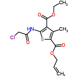 5-(2-CHLORO-ACETYLAMINO)-3-METHYL-THIOPHENE-2,4-DICARBOXYLIC ACID 2-ALLYL ESTER 4-ETHYL ESTER图片