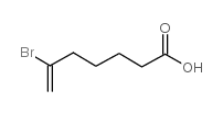 6-BROMO-6-HEPTENOIC ACID结构式