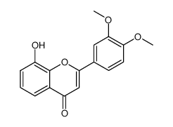 2-(3,4-dimethoxy-phenyl)-8-hydroxy-chromen-4-one Structure