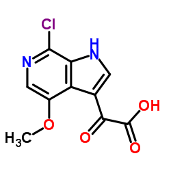 (7-Chloro-4-methoxy-1H-pyrrolo[2,3-c]pyridin-3-yl)(oxo)acetic acid结构式