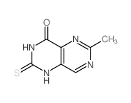 Pyrimido[5,4-d]pyrimidin-4(1H)-one,2,3-dihydro-6-methyl-2-thioxo- structure