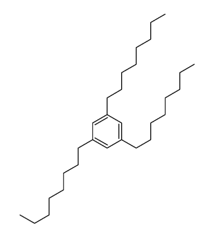 1,3,5-trioctylbenzene Structure