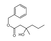 benzyl 3-hydroxy-3-methylhexanoate结构式